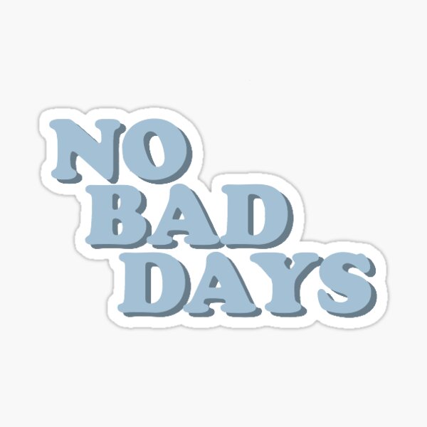 No Bad Days Positive Vibes Happiness Crystal Ball Make Your Future 3/" Sticker