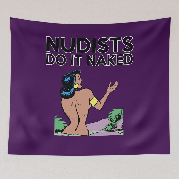 Item preview, RISQUE T-SHIRTS! NUDISTS DO IT NAKED T-SHIRT   designed and sold by BrandNewTeez.