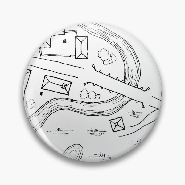 Item preview, Mapa dibujado a mano de Pondmoor designed and sold by AidanColyer.