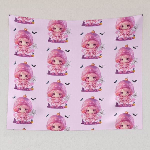 Item preview, halloween jellyfish anime designed and sold by BrightSeaDesign.