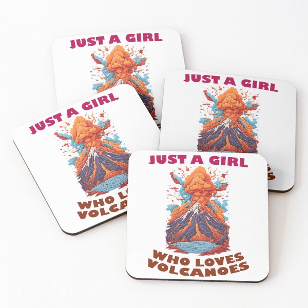 Item preview, Just a girl who loves volcanoes designed and sold by UltimateWorld.