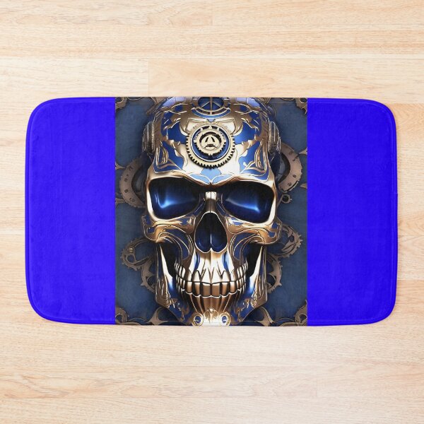 Item preview, STEAMPUNK METALLIC AND GOLD SKULL designed and sold by VOODOO-BABY.