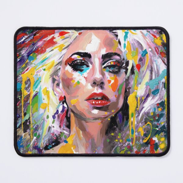 Item preview, LADY GAGA ACRYLIC SPLATTER PAINTING designed and sold by BazwoldArtist.
