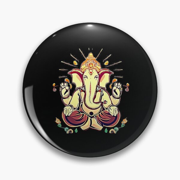 Aperçu de l'œuvre Hippie Ganesha pour les amateurs de méditation créée et vendue par ElephantClub.