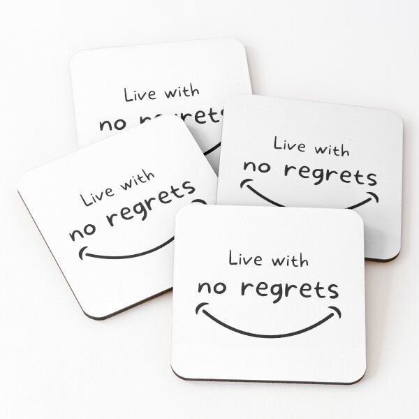 Item preview, Live with no regrets - Shirt designed and sold by PandaPlanner.