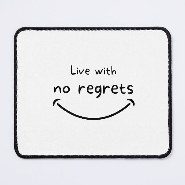 Item preview, Live with no regrets - Shirt designed and sold by PandaPlanner.