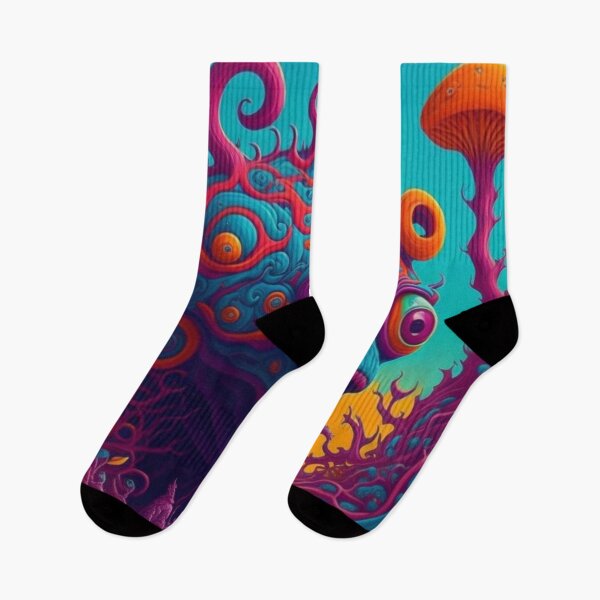Item preview, Psychedelic Monster Trippy Alien designed and sold by BeagleDesigns.