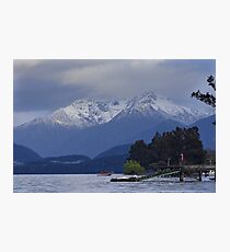 Enjoying Early Morning at Lake Te Anau Photographic Print