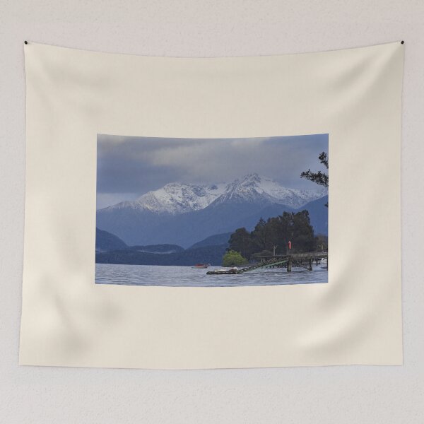 Item preview, Enjoying Early Morning at Lake Te Anau designed and sold by Mrtweety.