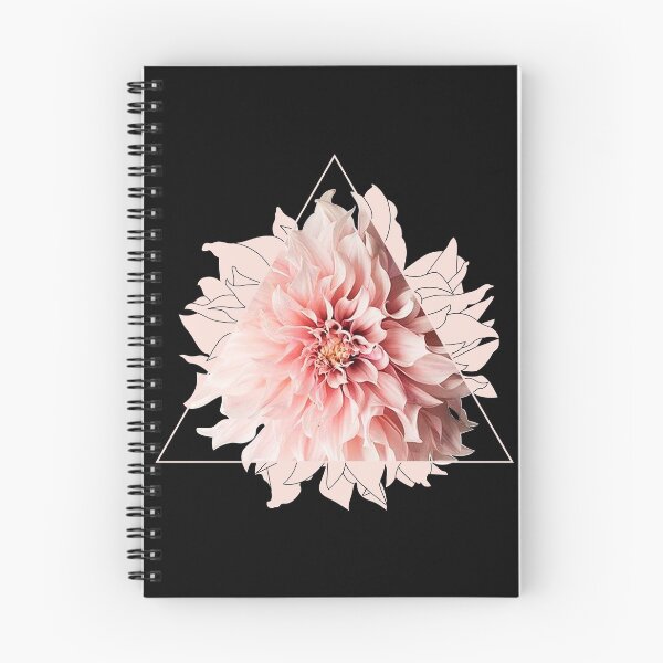 Item preview, Pink Dahlia Flower Triangle  designed and sold by CatByDesign.
