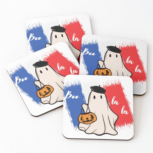 Item preview, French Ghost Boo La La designed and sold by CardsandCanvas.