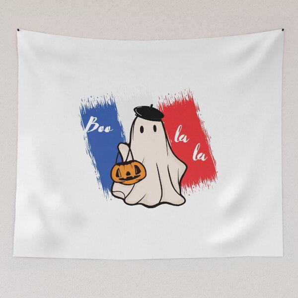 Item preview, French Ghost Boo La La designed and sold by CardsandCanvas.