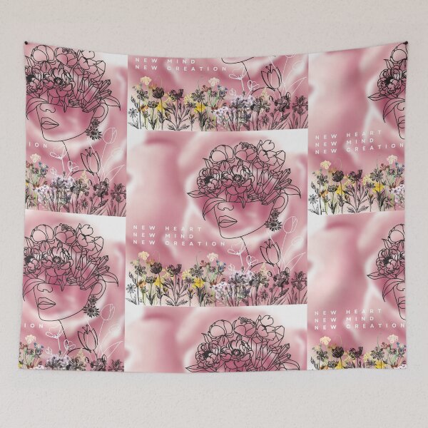 Item preview, New Heart New Mind New Creation (Pink) designed and sold by BumbleBrush23.