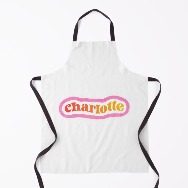 Item preview, Charlotte Name Sticker Pink & Orange Gradient designed and sold by NataGerken.