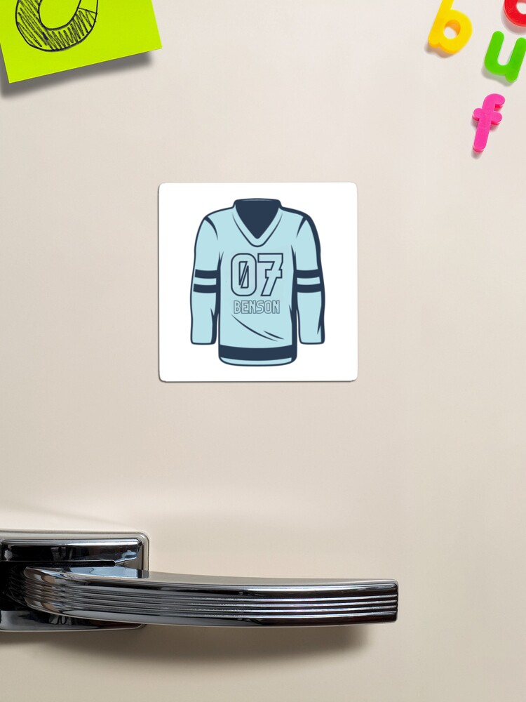 Drake Benson's jersey Magnet for Sale by SinnersOntheIce