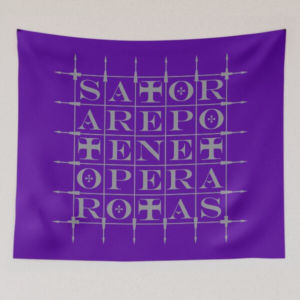 Item preview, SATOR Square [GREY] designed and sold by Peregrinus Creative.