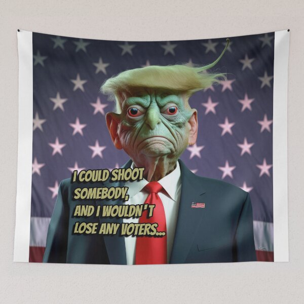 Item preview, Trump Alien 01 designed and sold by MartianBunnyH.