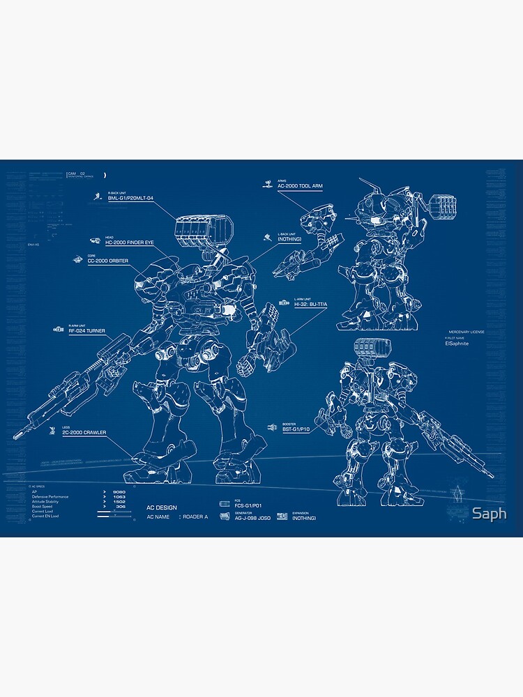 Armored Core Designs 4 & For Answer Software Japanese Algera Book 