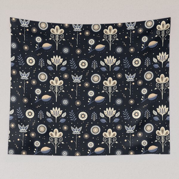 Item preview, Scandinavian style floral pattern. designed and sold by Irinakurta.