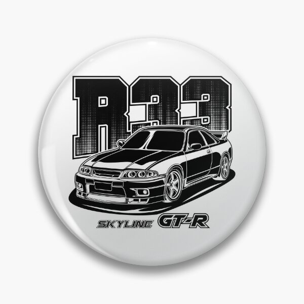 Item preview, R33 GTR - Impresión negra designed and sold by RAS-77.