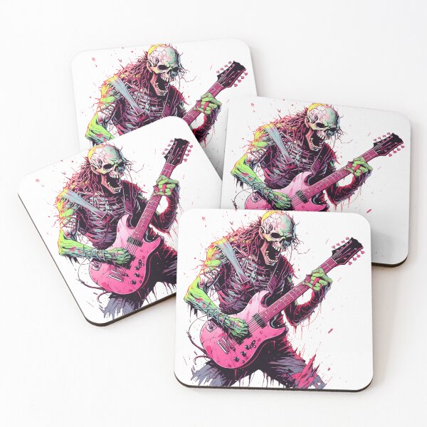 Item preview, Zombie Metalhead Playing Guitar designed and sold by Win Hardy.
