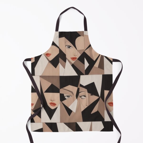 Item preview, Cubist Elegance: Sylvette's Symphony of Repeated Patterns designed and sold by FemmeFlair.