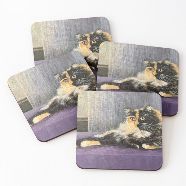 Item preview, TortieCalico Cat Portrait designed and sold by KarenZuk.