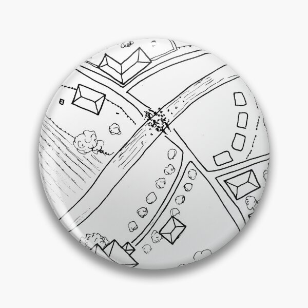 Item preview, Orvin Ford hand drawn map designed and sold by AidanColyer.