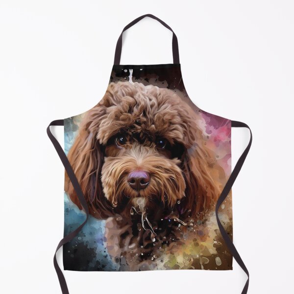 Item preview, Adorable Cockapoo Dog Splash Art Print 4 designed and sold by The Digital Compass.