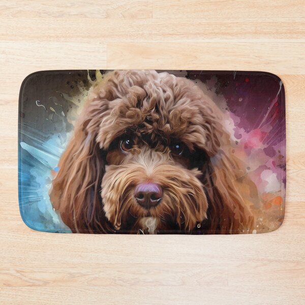 Item preview, Adorable Cockapoo Dog Splash Art Print 4 designed and sold by The Digital Compass.
