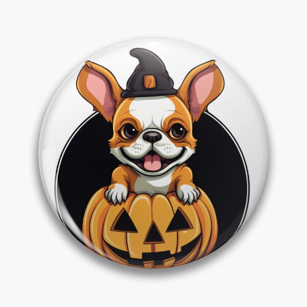 Item preview, French Bulldog Halloween Pumpkin  designed and sold by ArtFromBeyond.