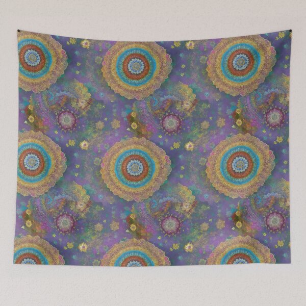 Item preview, Sloppy Mandala Pattern - Washed Out and Artsy designed and sold by JoanNinjaHen.