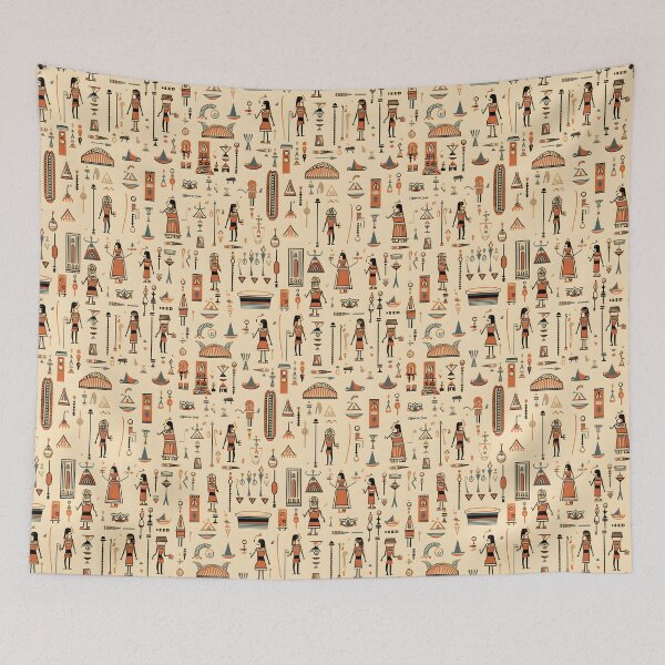 Item preview, Enchanting Ancient Egypt Seamless Pattern - Timeless Elegance for Commercial Use designed and sold by AlienSkinEyes.