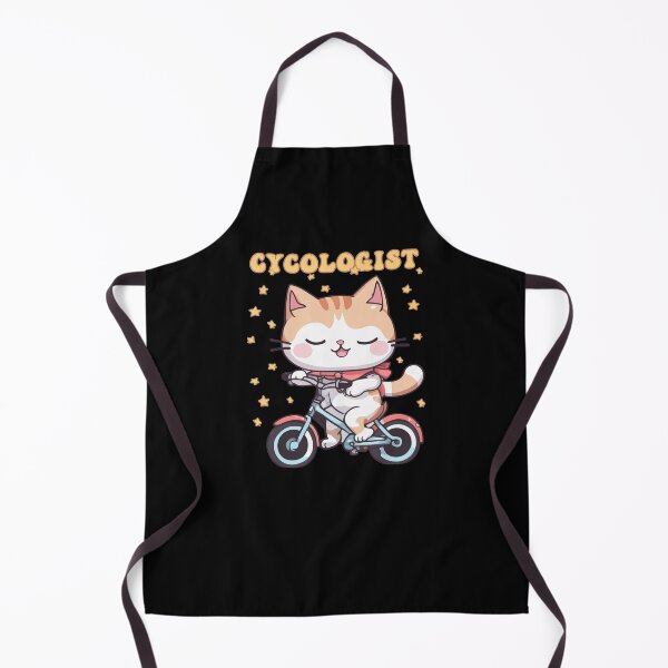 Item preview, Cycologist Cat Riding Bike - Funny and Cute Biking Enthusiast designed and sold by Ridaelb.