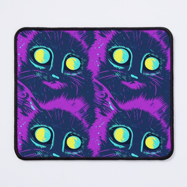 Item preview, Purple Blue Cat Neon Reflective Eyes  designed and sold by Sturdust.