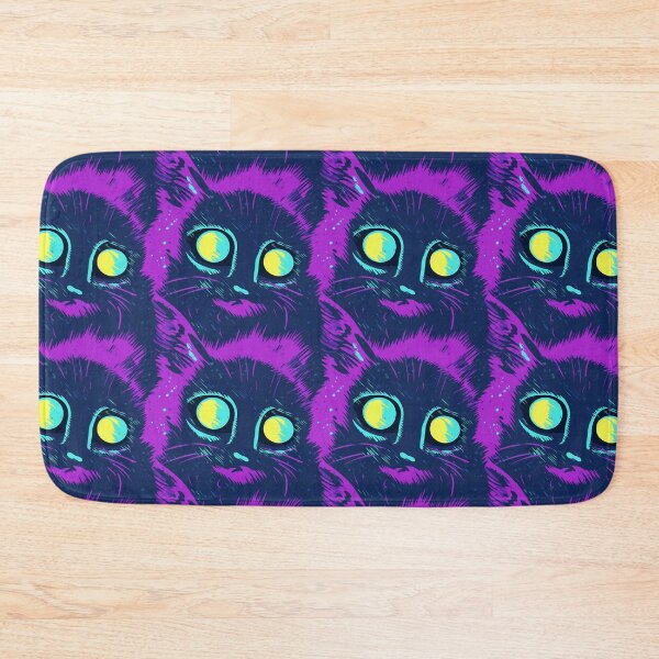 Item preview, Purple Blue Cat Neon Reflective Eyes  designed and sold by Sturdust.