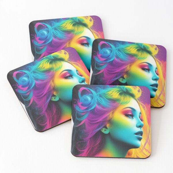 Item preview, Art of Multi Color Girl designed and sold by PopArtFever.