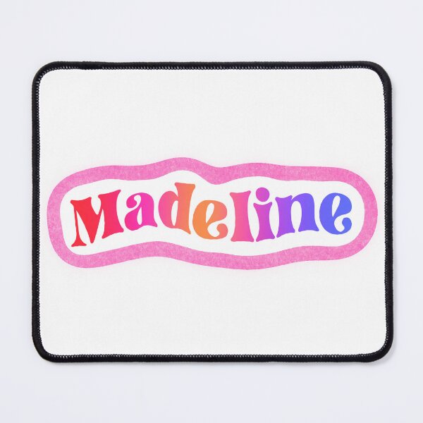 Item preview, Madeline Name Sticker Pink, Orange & Purple Gradient designed and sold by NataGerken.