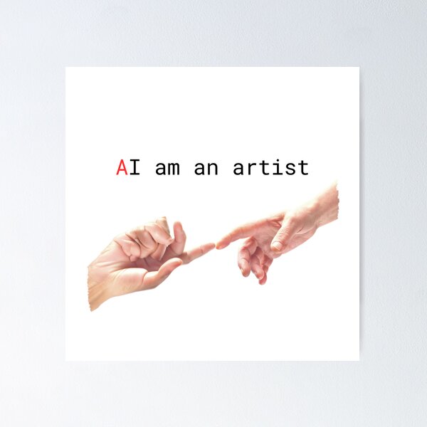 Item preview, AI am an artist designed and sold by Pejotka.