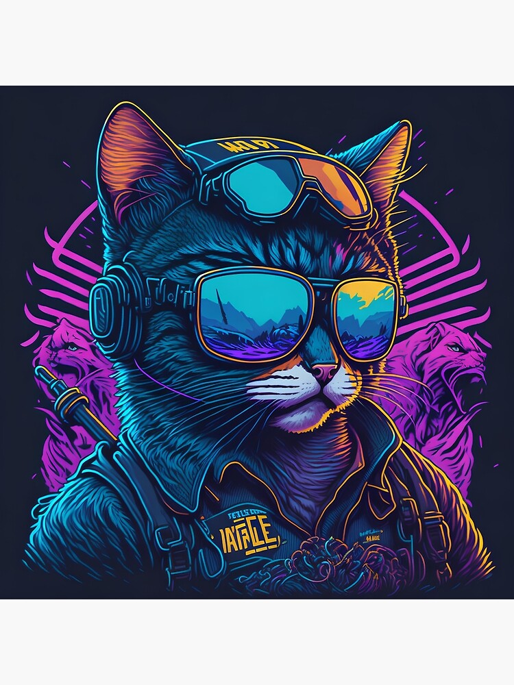 Cat Cute Animal Police Department Arrested Sunglasses Art T-Shirt Drawing  by DHBubble - Fine Art America