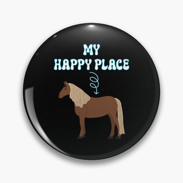 Item preview, My Happy Place Horse Lover Gifts Horseback Riding Equestrian designed and sold by Allomensiaa.