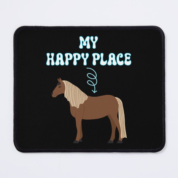Item preview, My Happy Place Horse Lover Gifts Horseback Riding Equestrian designed and sold by Allomensiaa.