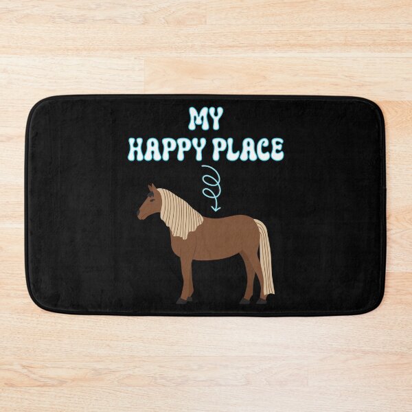 Item preview, My Happy Place Horse Lover Gifts Horseback Riding Equestrian designed and sold by Allomensiaa.