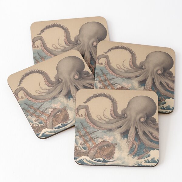 Item preview, Kraken Japanese Art designed and sold by Joako Zeta.