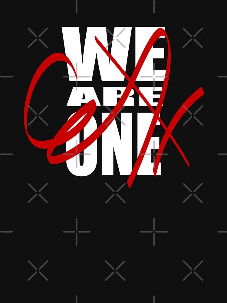 Thumbnail 7 of 7, Classic T-Shirt, We Are One (in white) designed and sold by ANGELSONLY.
