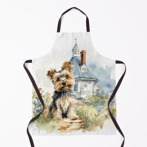 Item preview, Yorkie watercolor down home designed and sold by kentHdesigns.