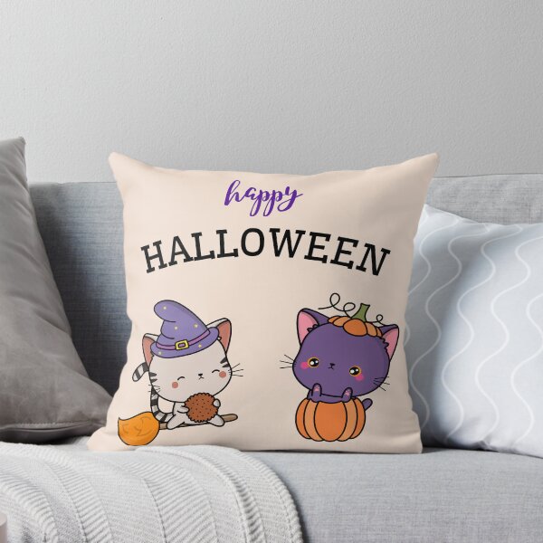 Item preview, Spooky Duo: Adorable Halloween Kittens designed and sold by StickerStudio27.