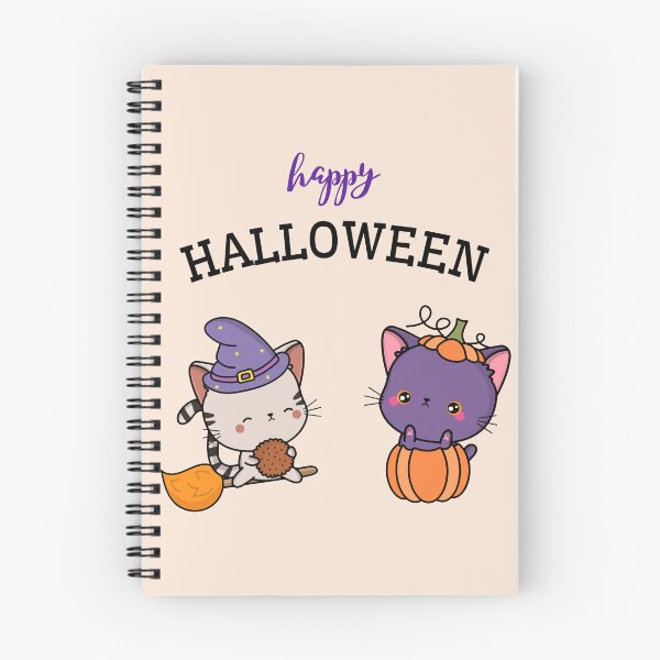 Item preview, Spooky Duo: Adorable Halloween Kittens designed and sold by StickerStudio27.