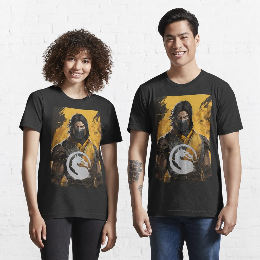 MORTAL KOMBAT T-shirt 1993 KANO Tee one sided Black GILDAN T SHIRT