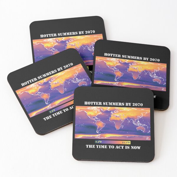 Item preview, Climate Change: Where will you chill out? Degrees F in thermal colors designed and sold by DreamingBeetle.